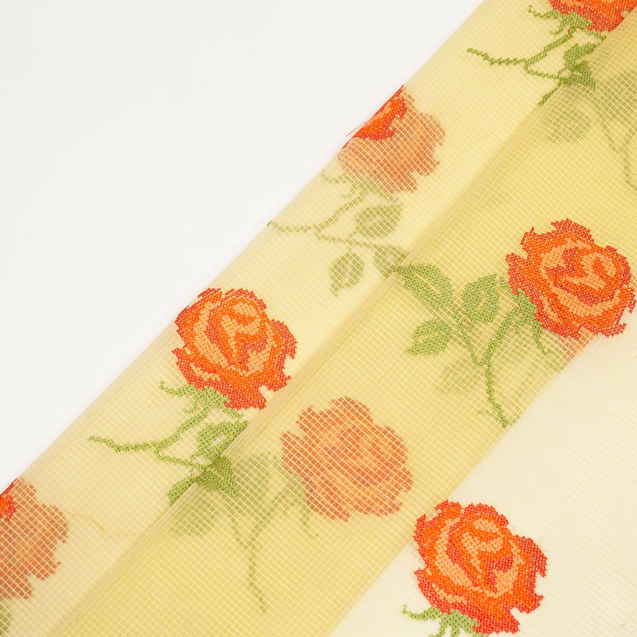 Embroidered Semi Munga Kota